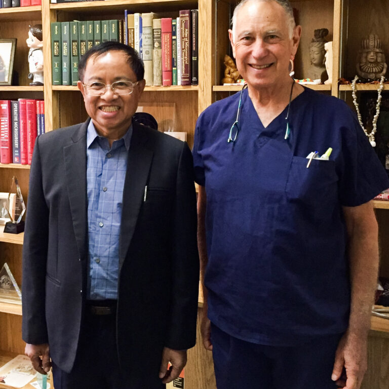 Dr Zuker & Dr Bowornsilp Dr. Zuker with TF partner Dr. Bowornsilp of Thailand