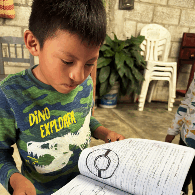 Brian Reading aloud